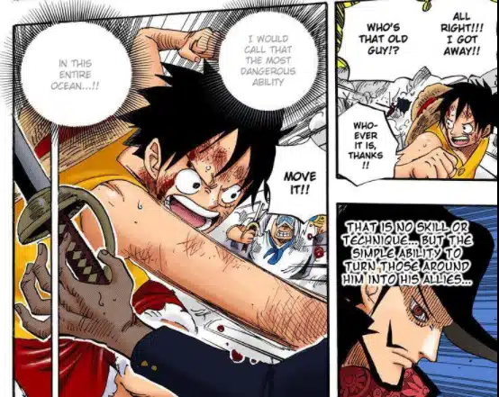 luffy et mihawk