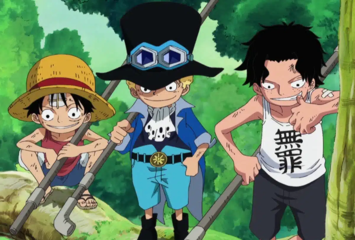 luffy sabo et ace enfants