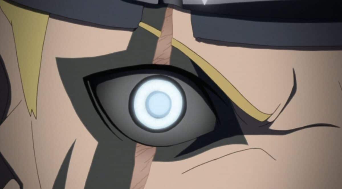 Oeil bleu de boruto