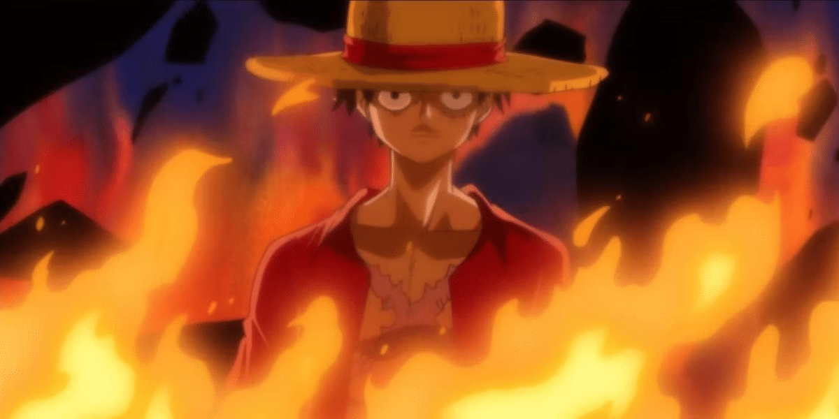 Luffy dans les flammes