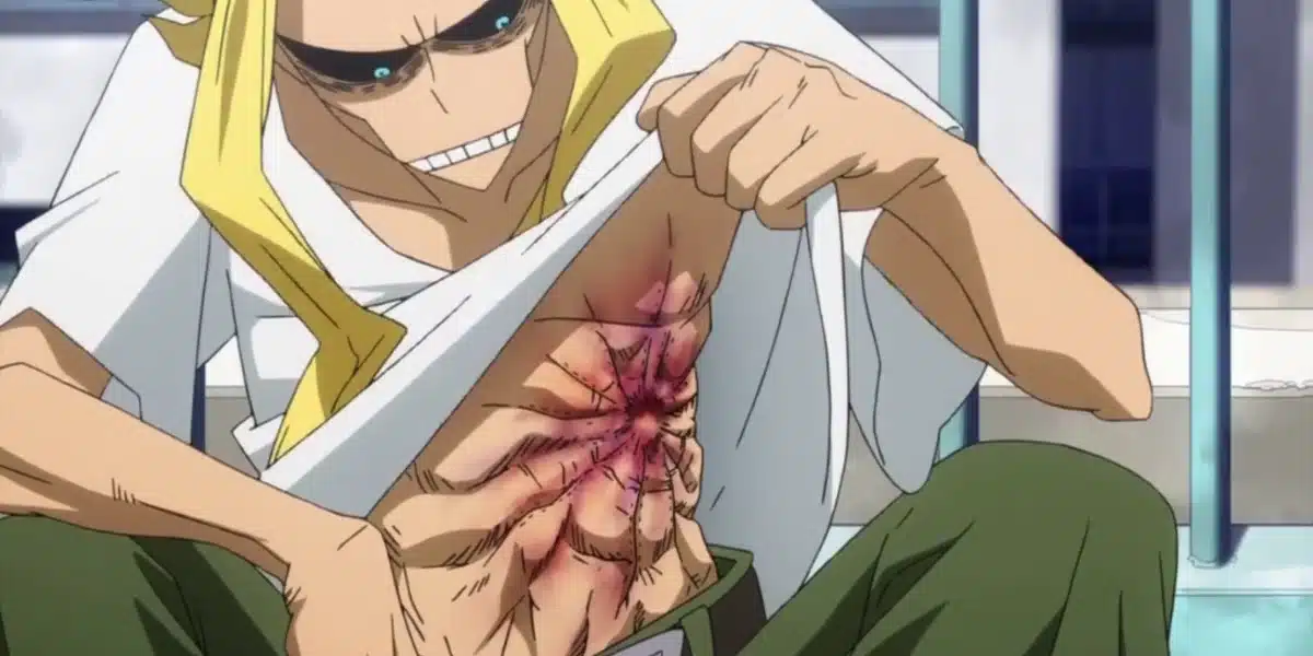 all-might-blessures