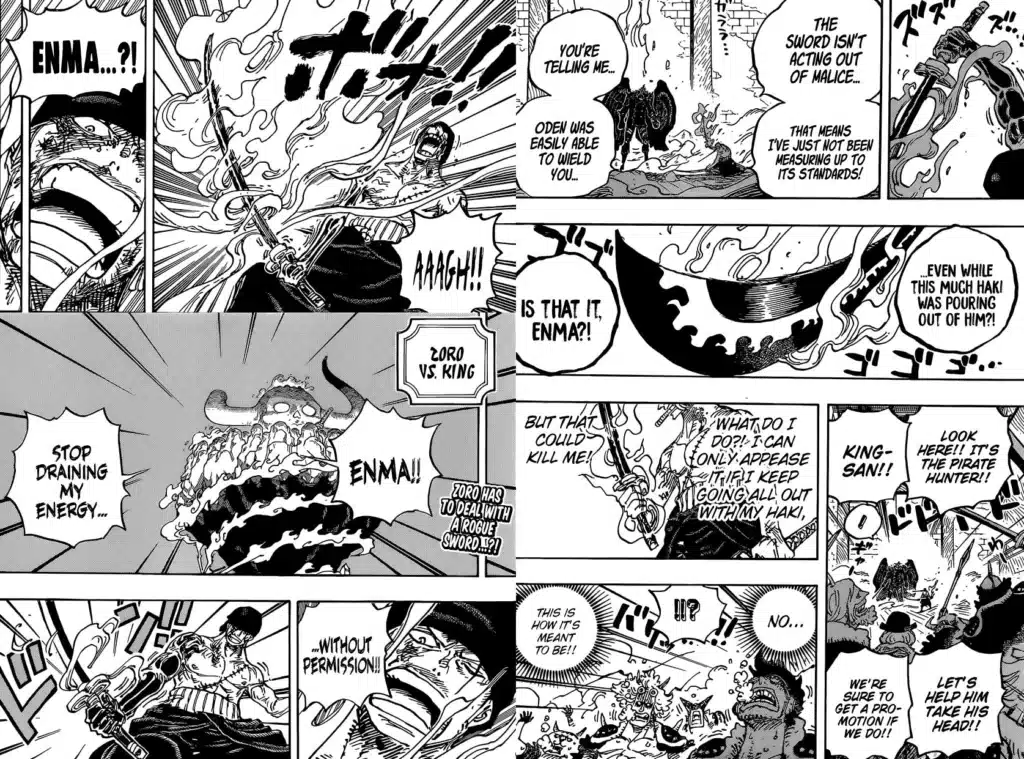 zoro nouvelle technique manga