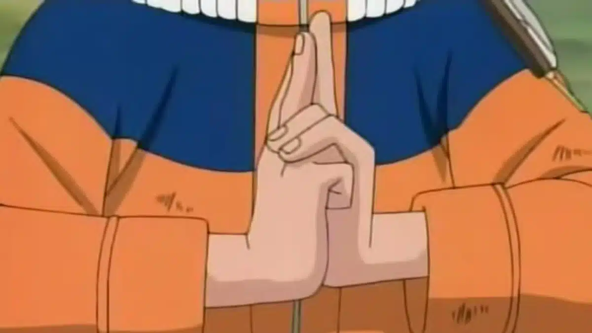 Naruto signes de la main