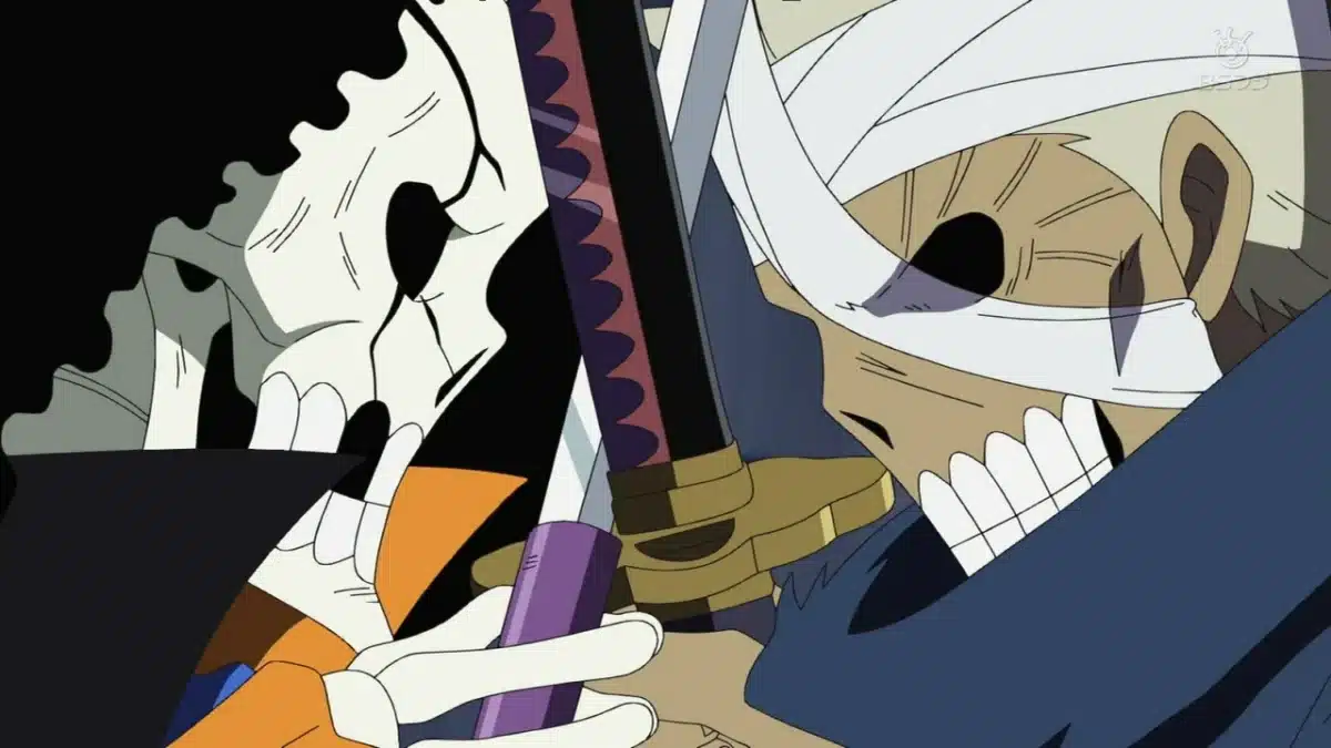 Ryuma vs brook one piece