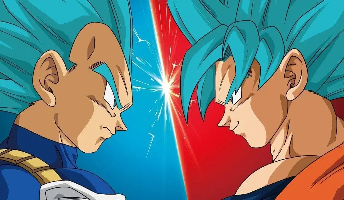 dragon-ball- vegeta vs goku