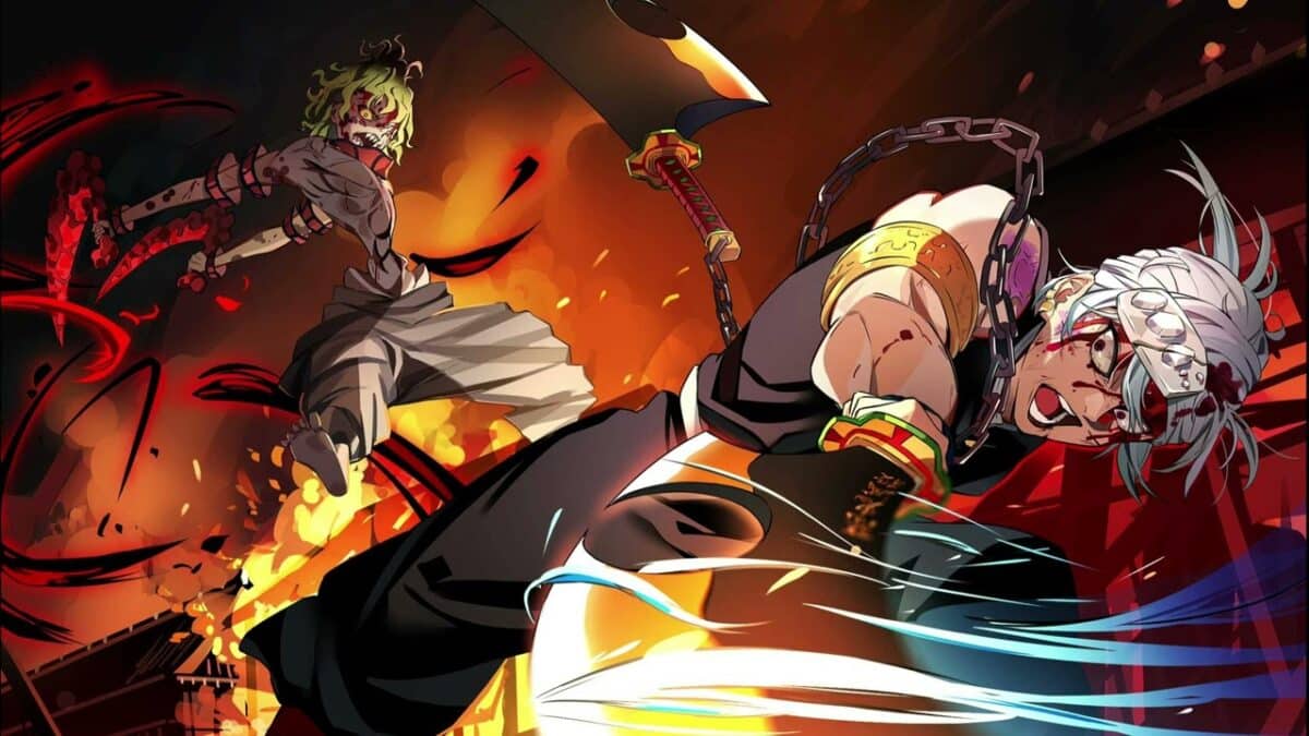 fin de la saison 2 demon slayer tengen uzui vs gyutaro