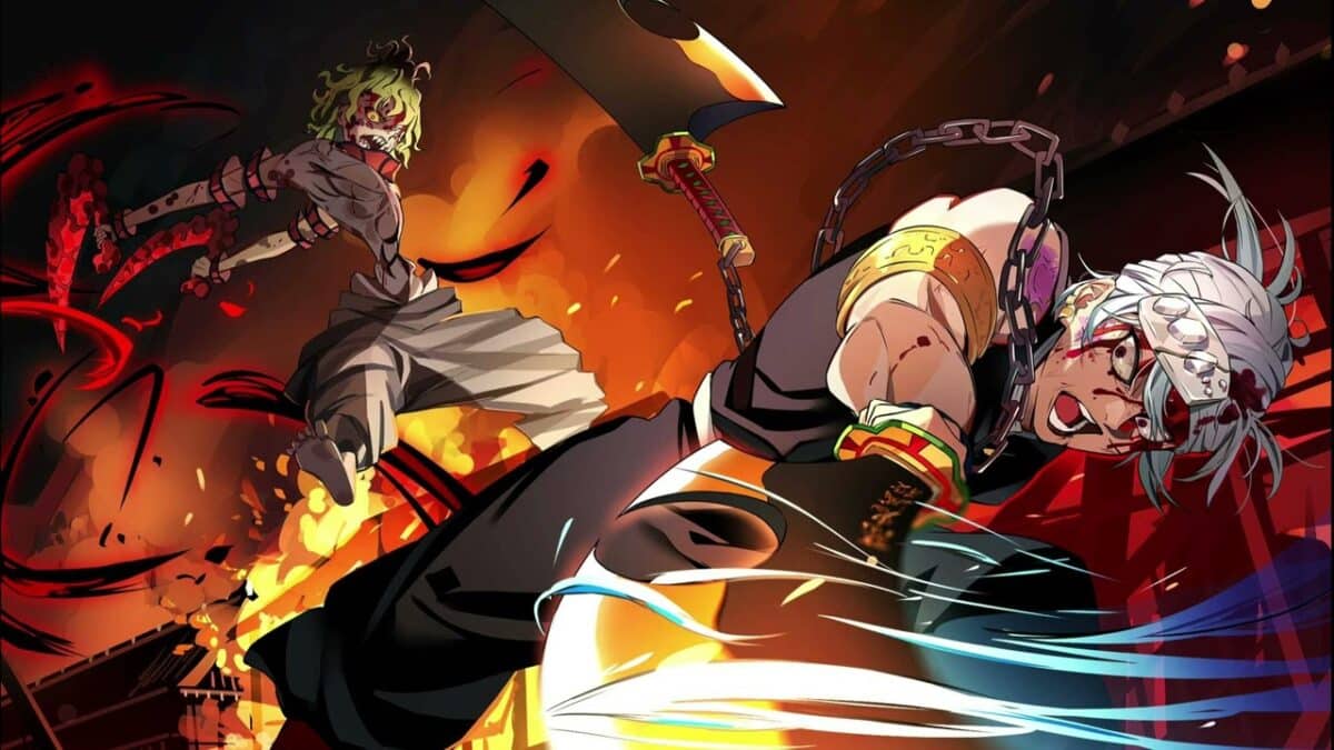 fin de la saison 2 demon slayer tengen uzui vs gyutaro