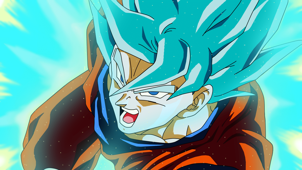 goku saiyan blue transformation dragon ball