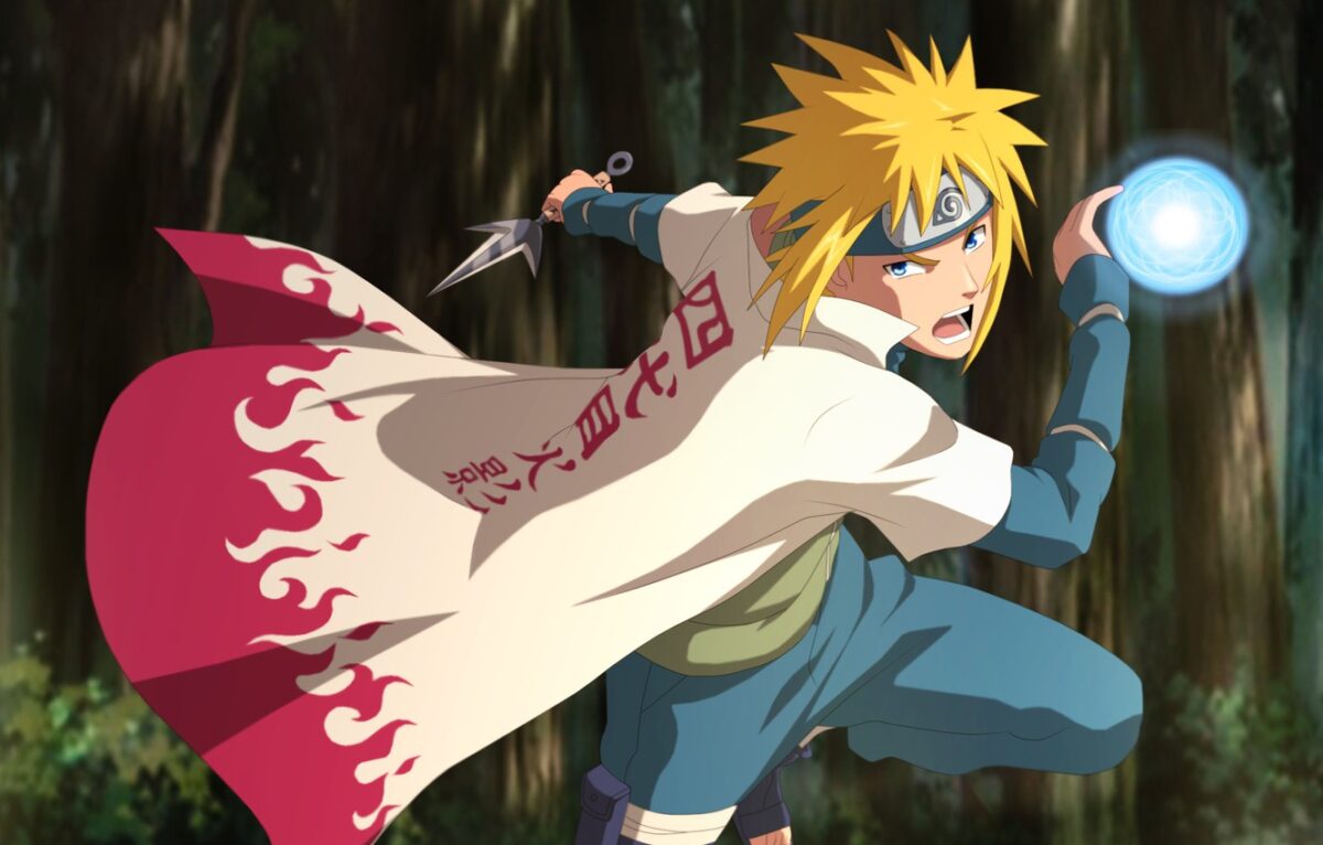 minato namikaze rasengan ninja quatrième hokage