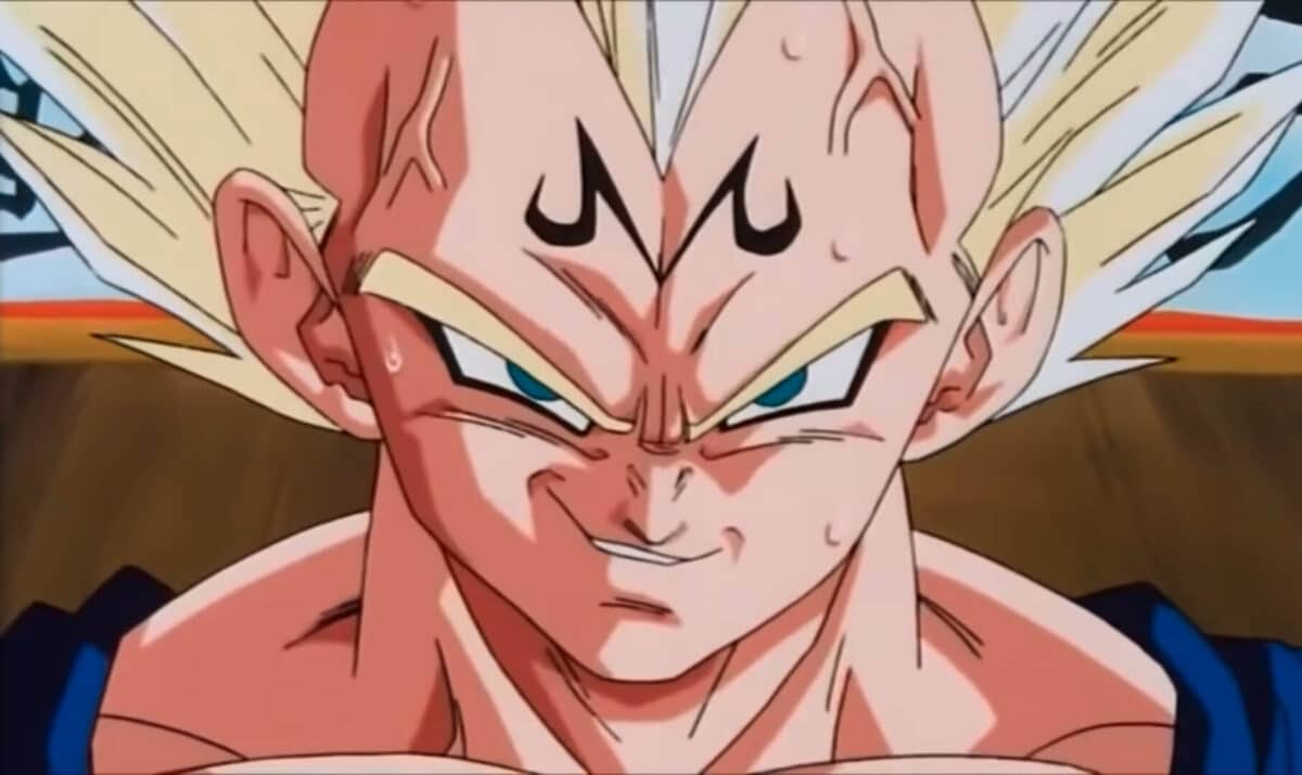 vegeta majin dragon ball