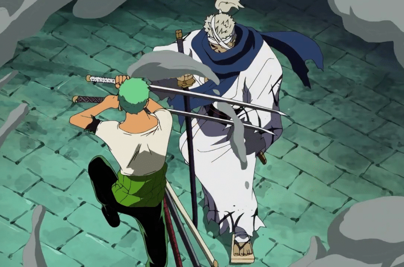 zoro versus ryuma one piece