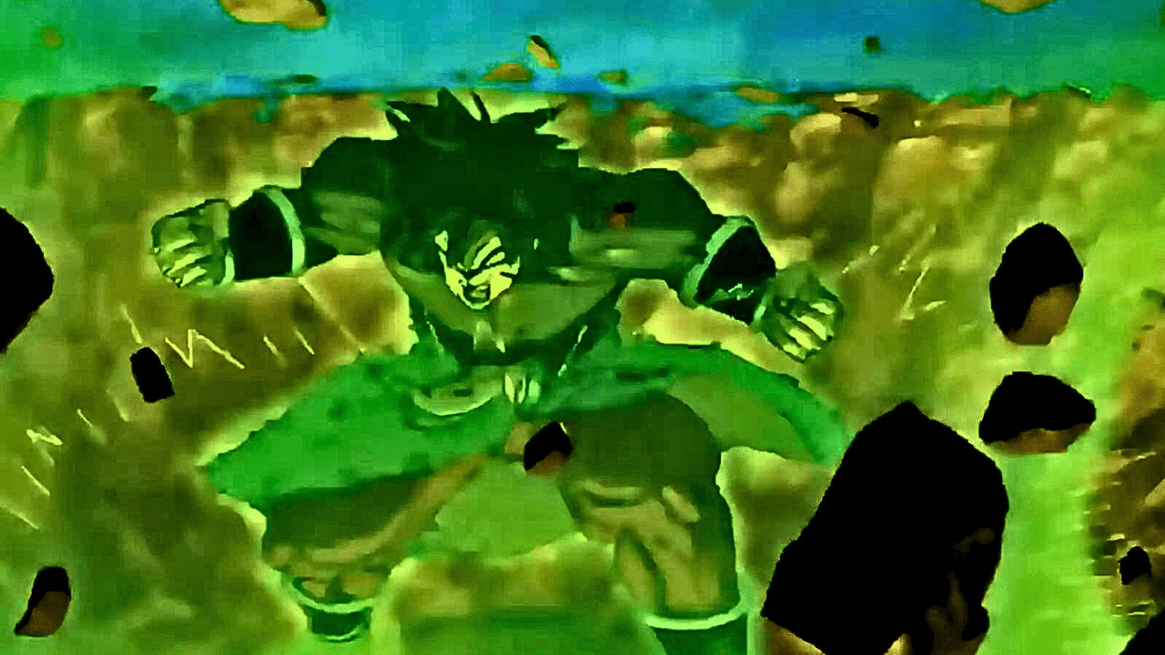 Broly en colere