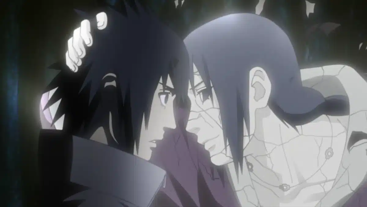 Itachi dit au revoir a sasuke