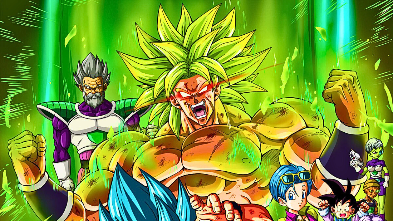 broly dragon ball super affiche