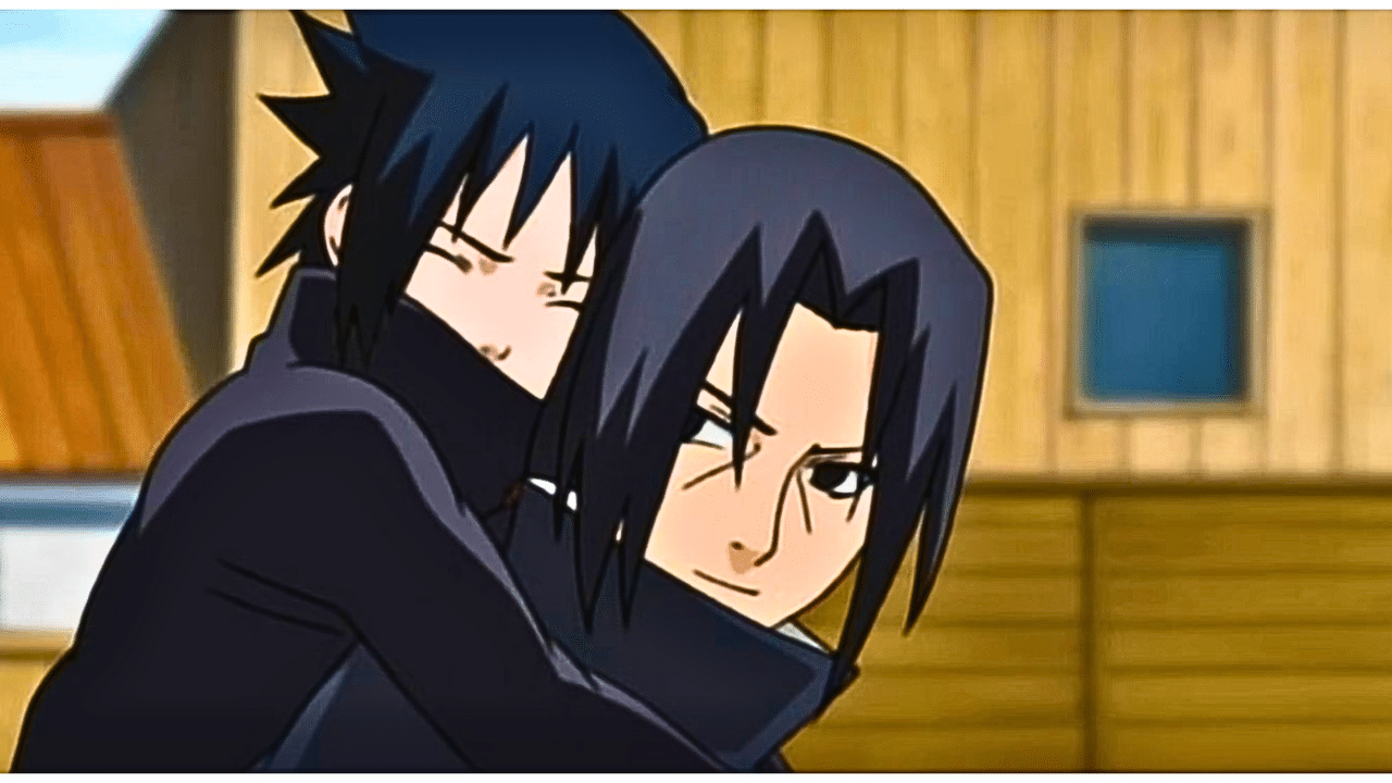 itachi sasuke sur le dos