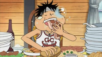 luffy mange beaucoup