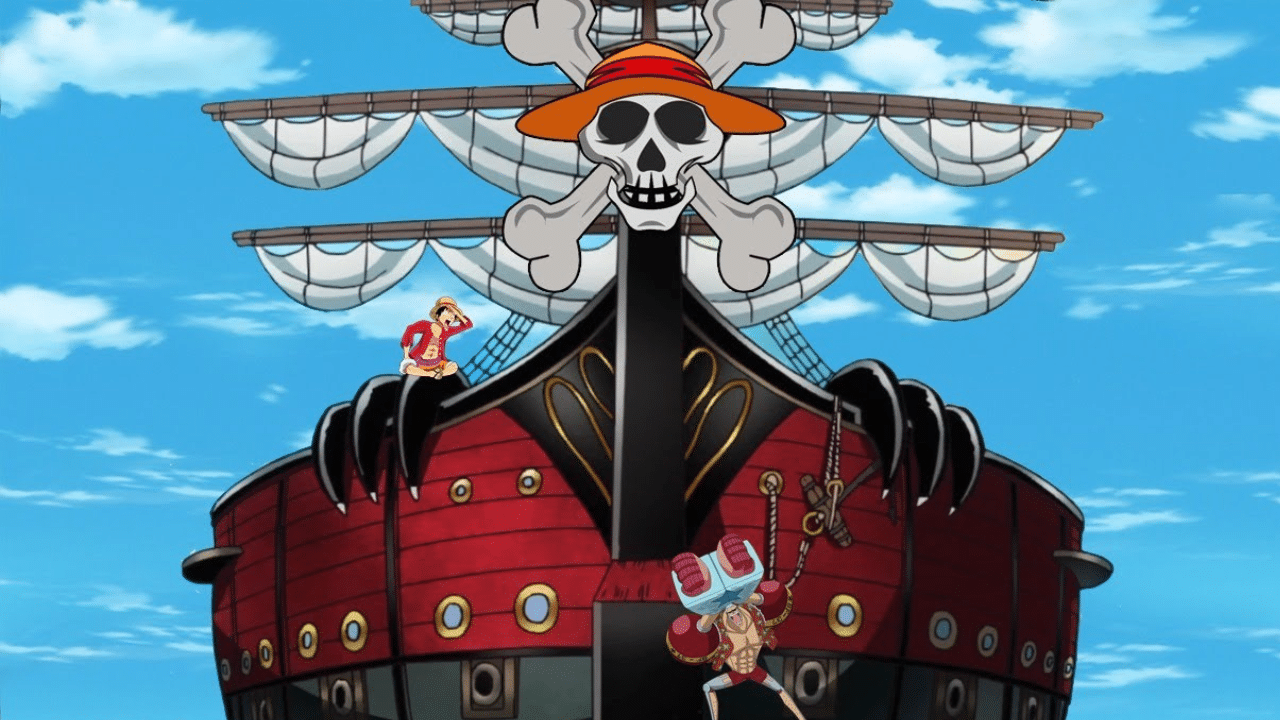 luffy one piece bateau equipage