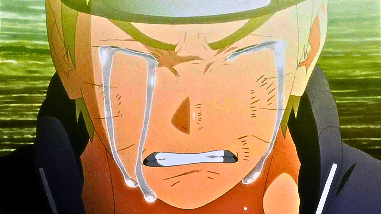 naruto triste pleure