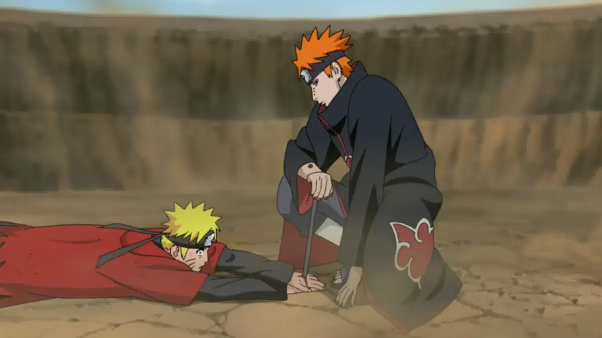 naruto vs pain combat shippuden