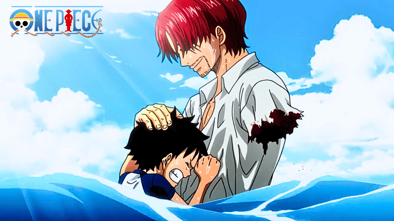 shanks one piece perd un bras luffy petit