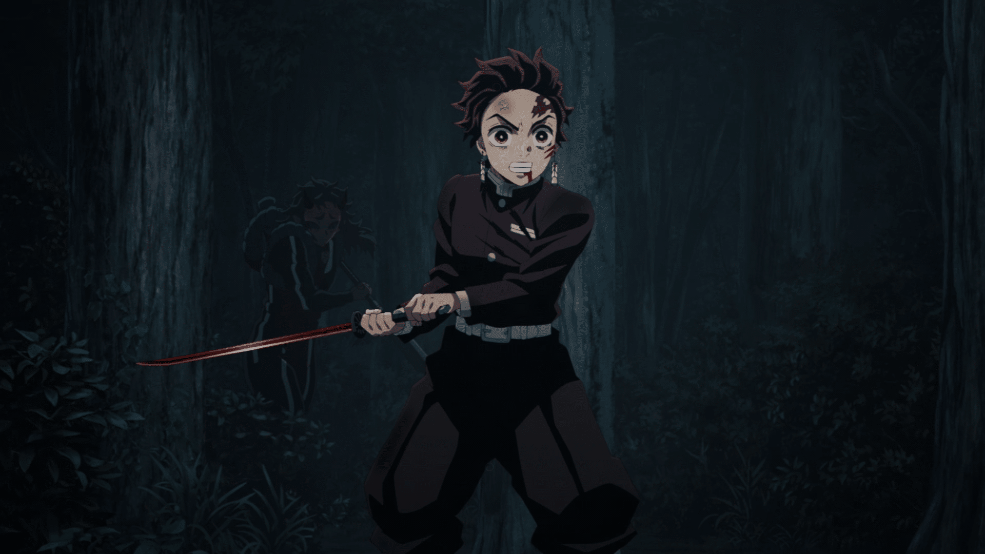 tanjiro sabre écarlate demon slayer