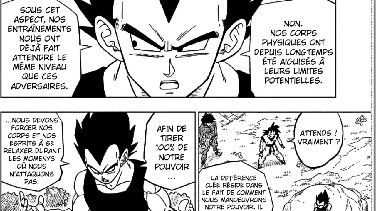 vegeta chapitre 93 dragon ball super manga