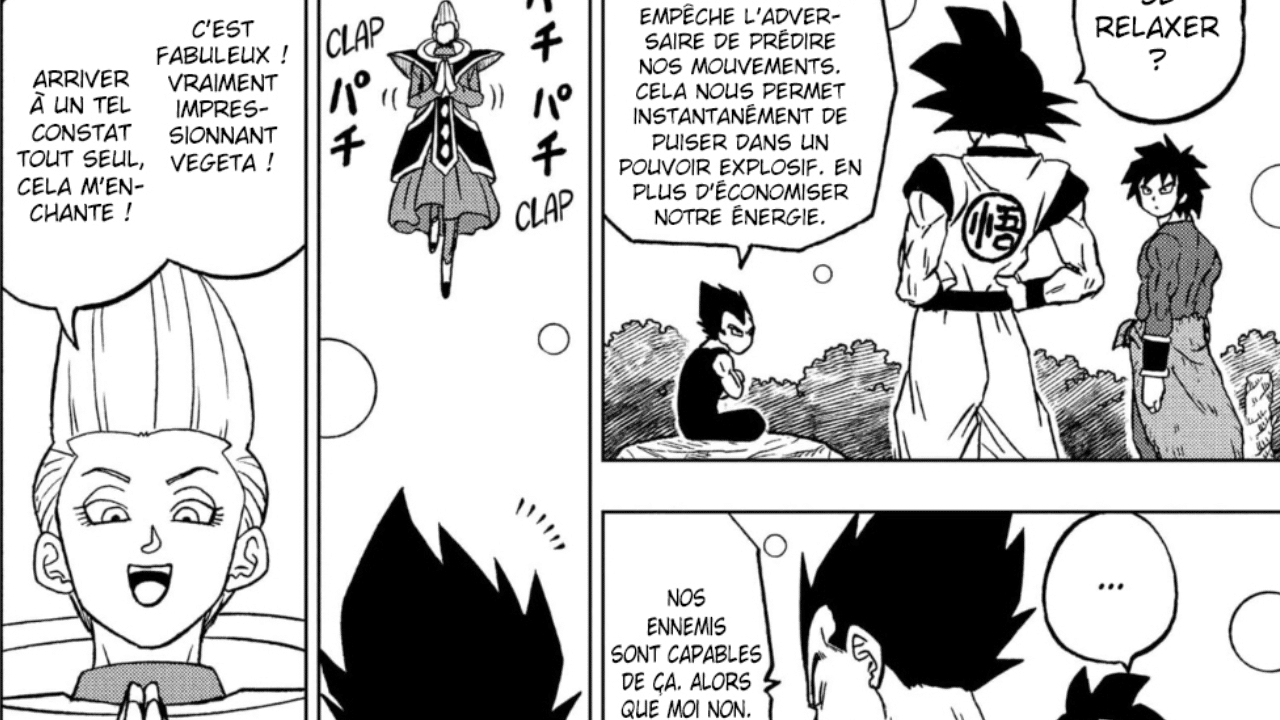 whis félicite vegeta dragon ball super chapitre 93