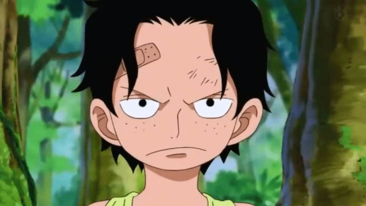 ace jeune dans anime one piece