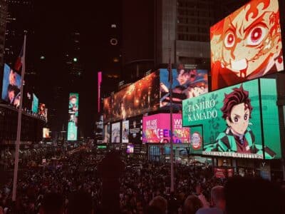 demon slayer times square