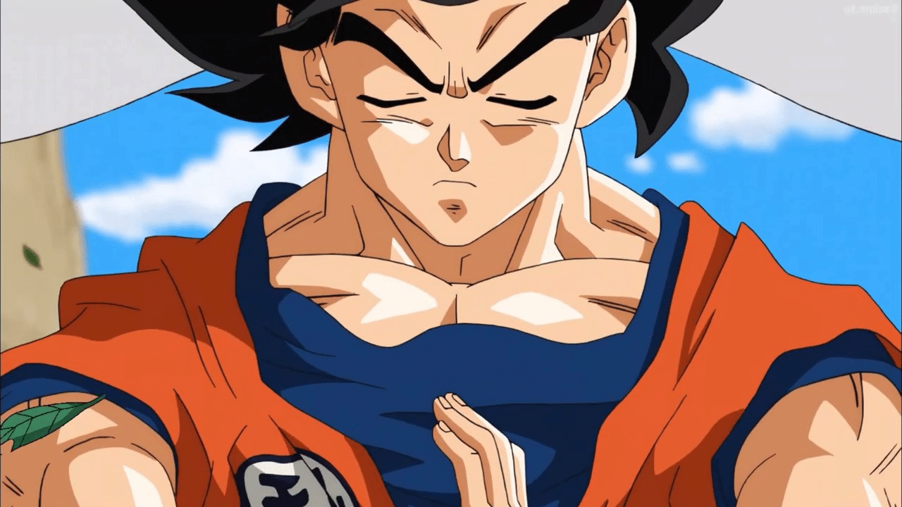 goku medite dragon ball super