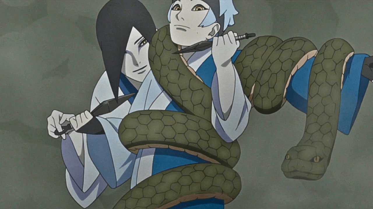 mitsuki orochimaru pere fils relation