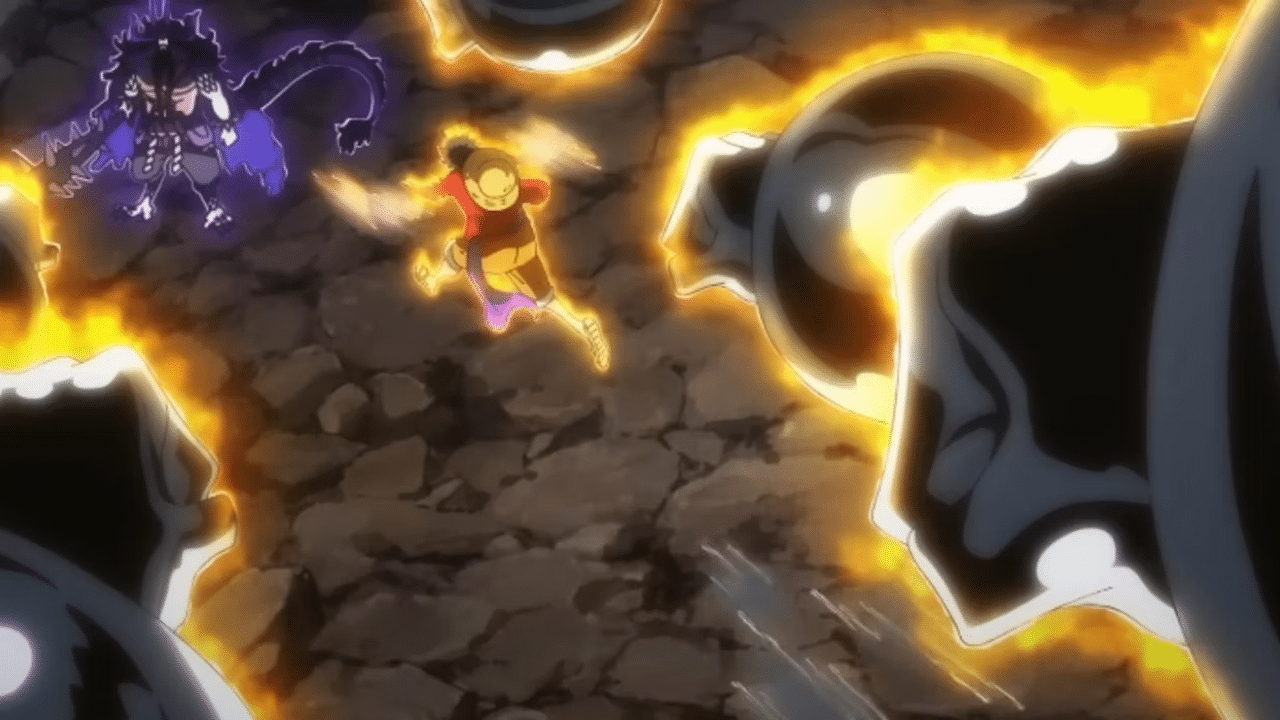 one piece combat kaido luffy 1064