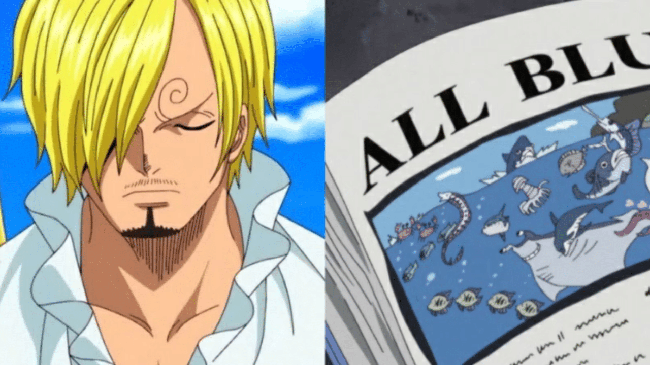 one piece sanji all blue