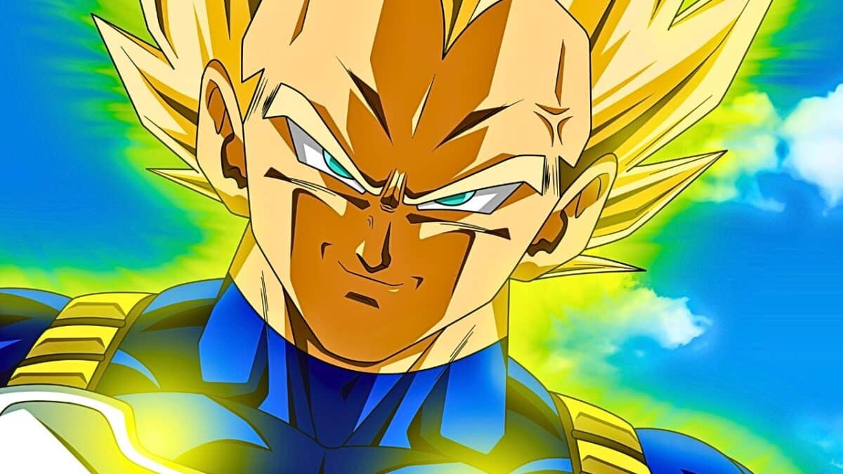 vegeta dragon ball sourire