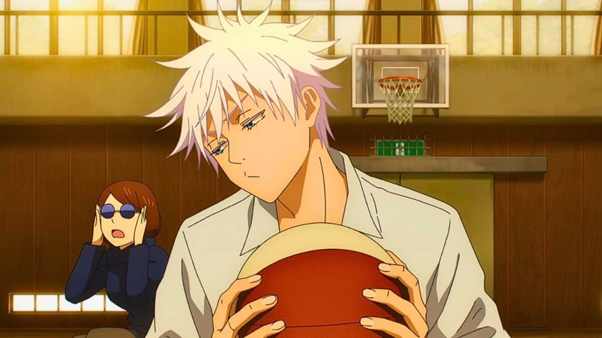 GOJO Satoru joue au basketball jjk