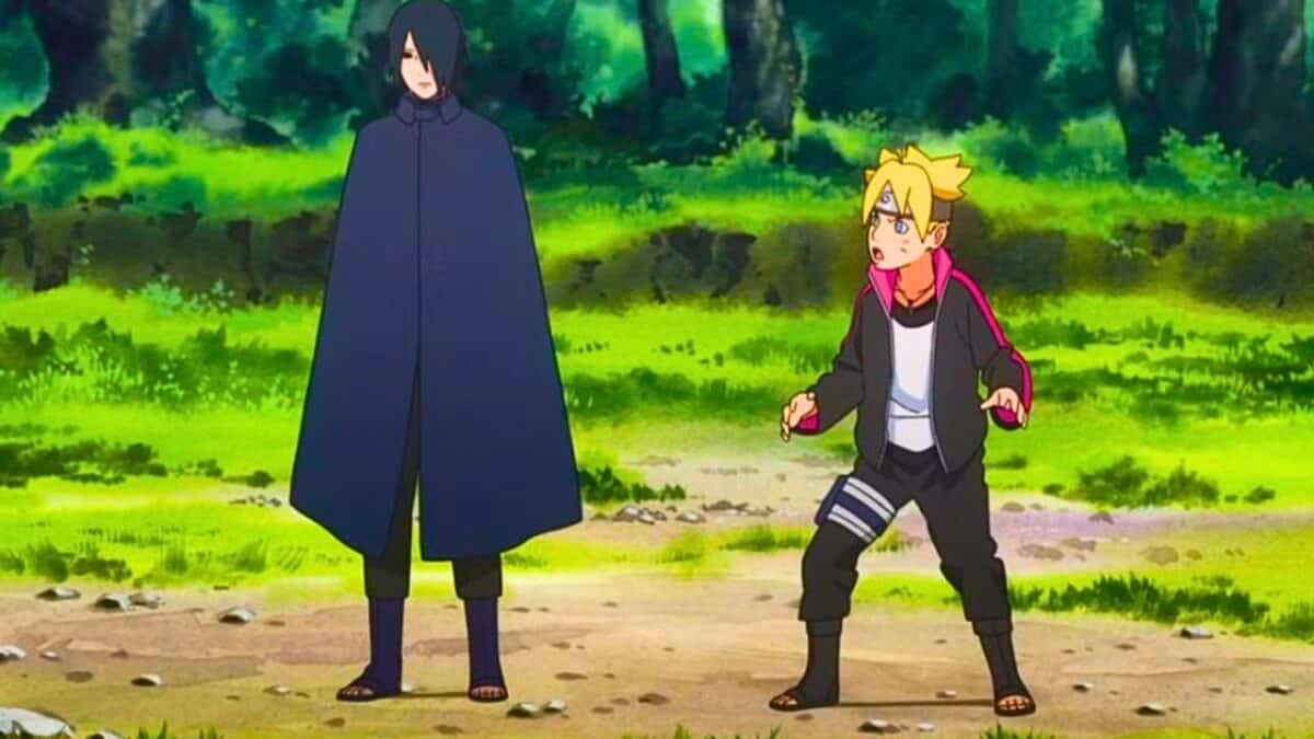 boruto et sasuke entrainement