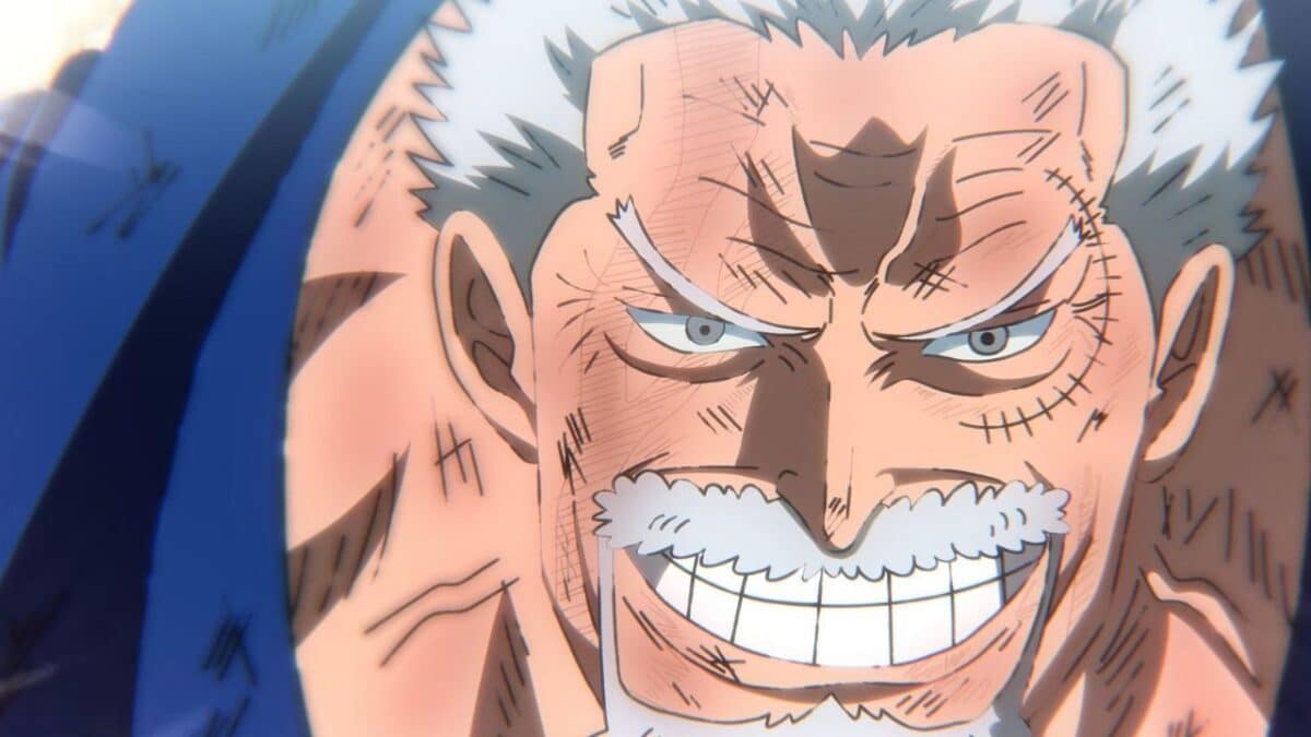 garp one piece sourire combat