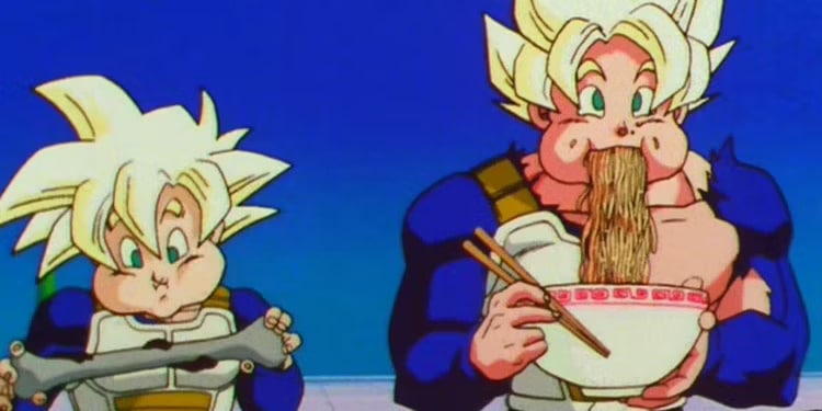 goku mange bol de nouille