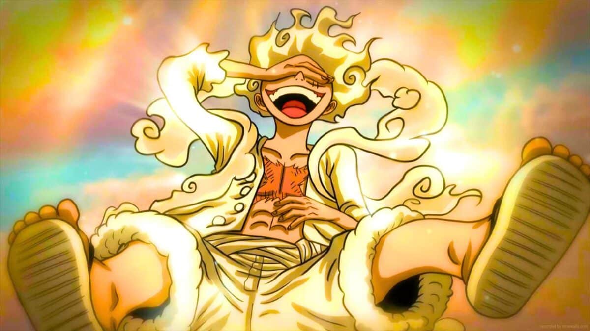 luffy gear 5 forme rire