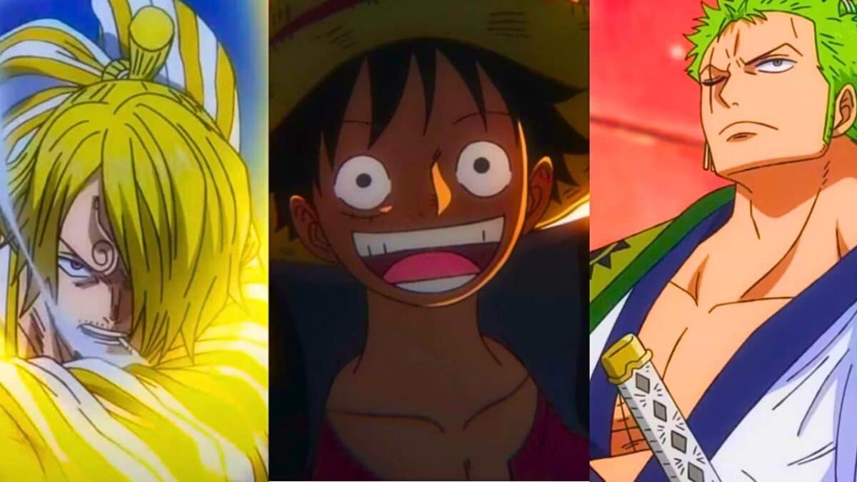 monster trio luffy sanji zoro