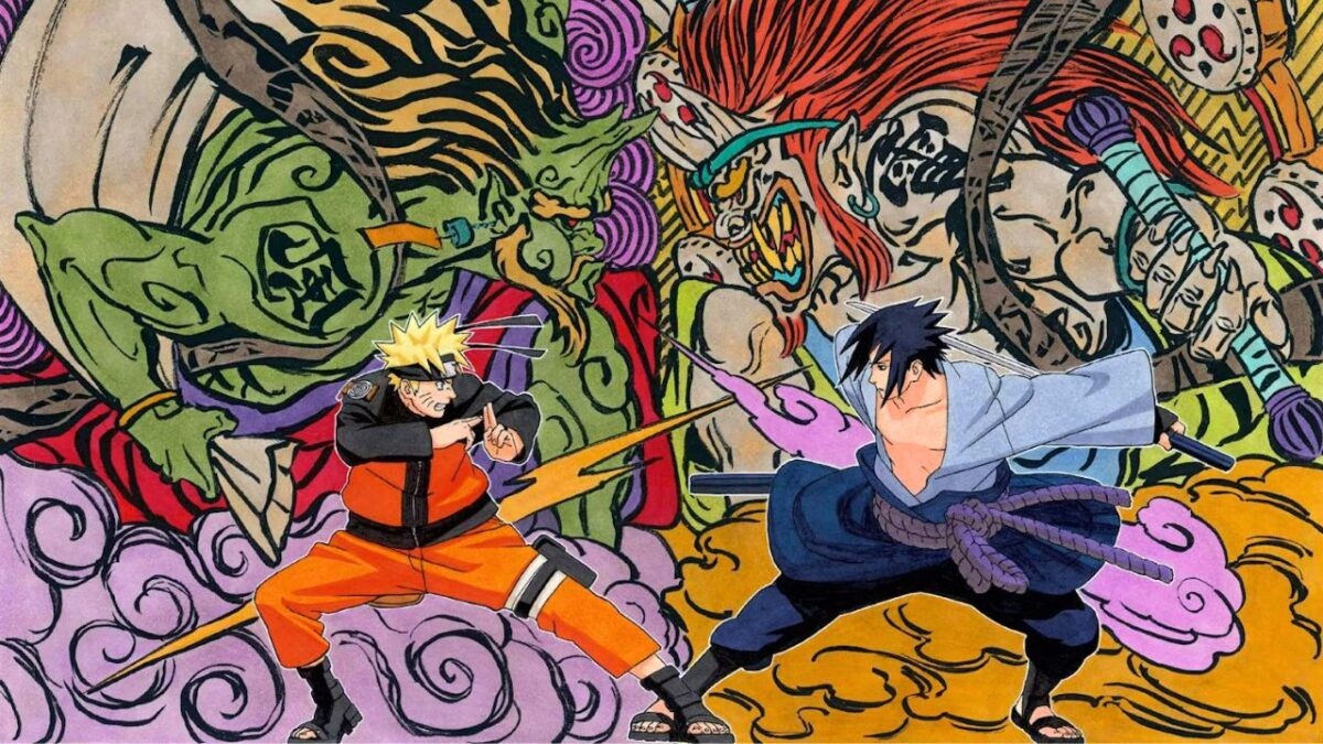 naruto sasuke art mythologie