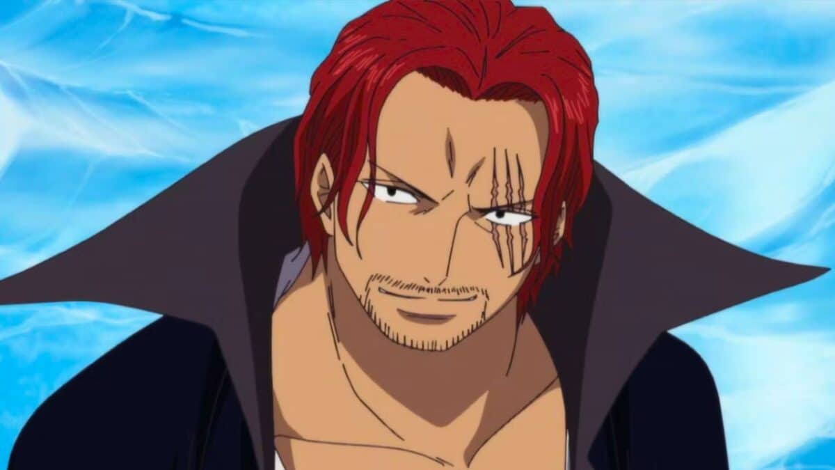 shanks one piece sourire en coin