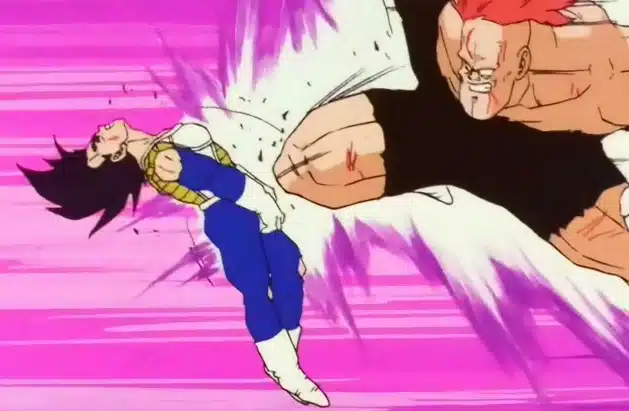 vegeta vs reacum dbz