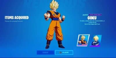 Goku fortnite