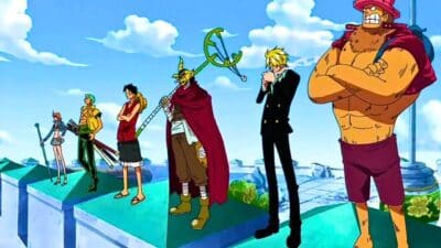 enies lobby one piece equipage chapeau de paille