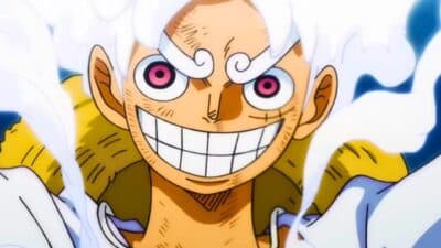 gear 5 luffy sourire