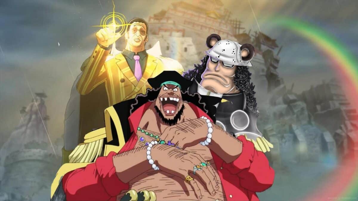 Kizaru Barbe Noire et Kuma