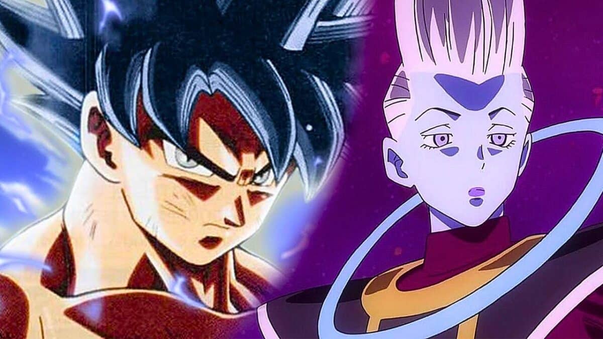 Dragon ball super whis et goku en UI