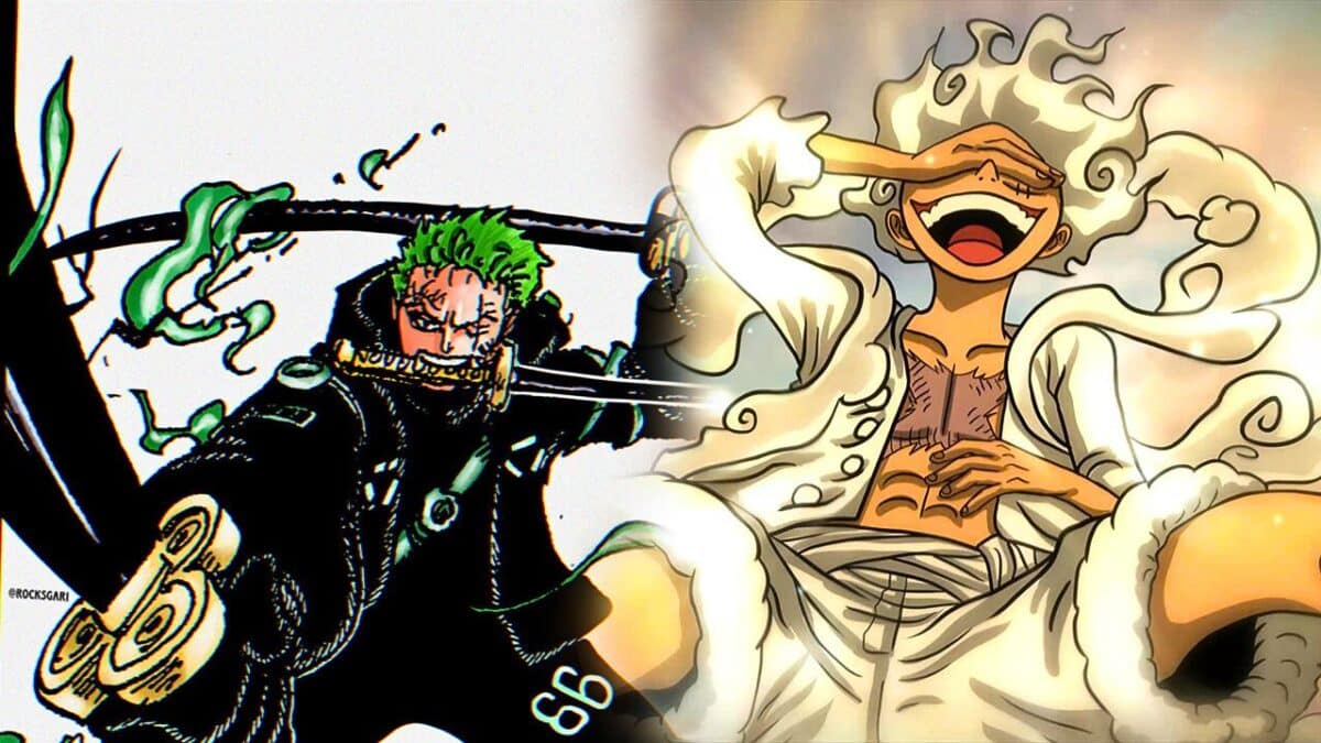 gear 5 zoro luffy 1093