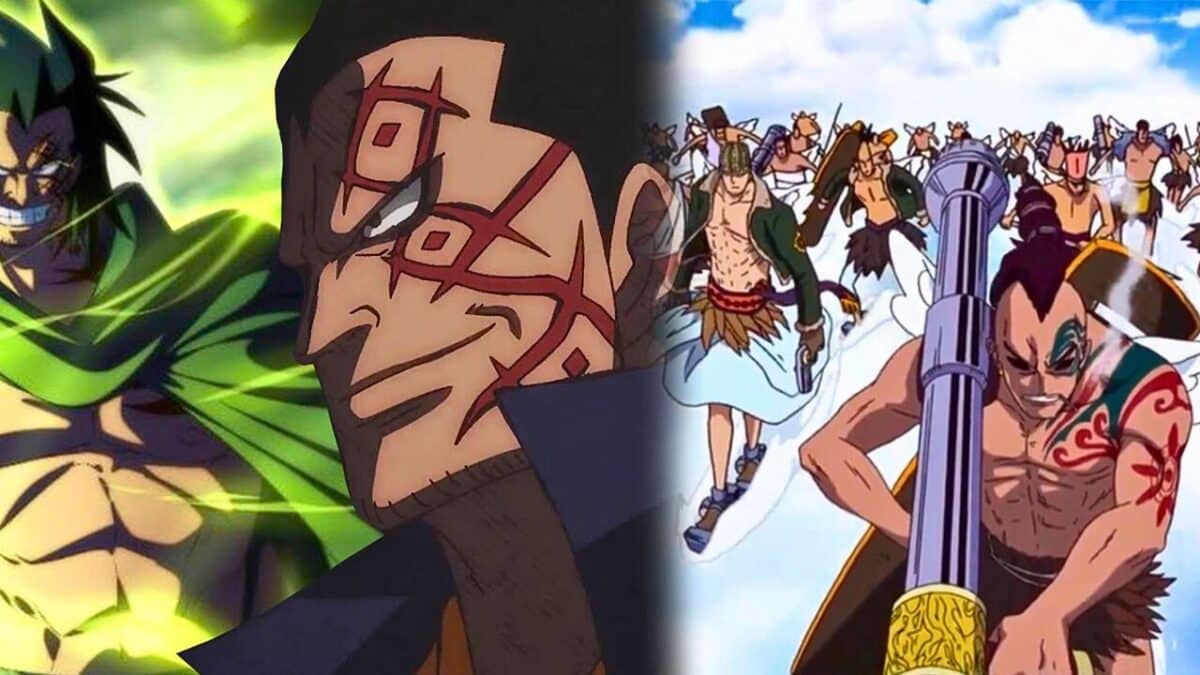 one piece dragon et skypiea